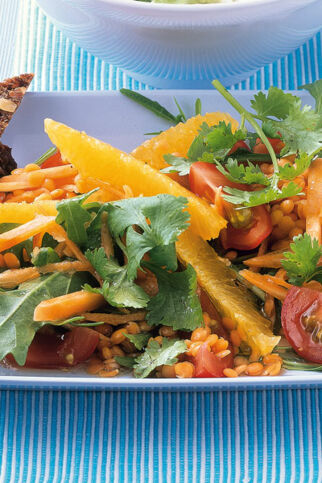 Orangen-Linsen-Salat Orangen-Linsen-Salat