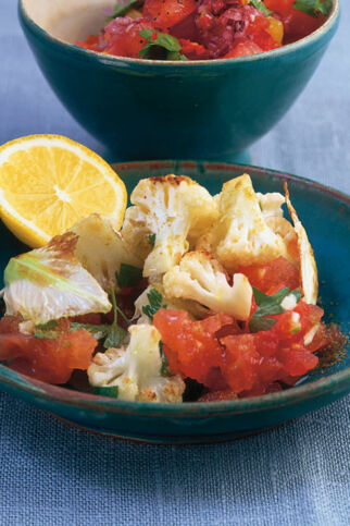 Blumenkohl mit Tomaten Blumenkohl mit Tomaten