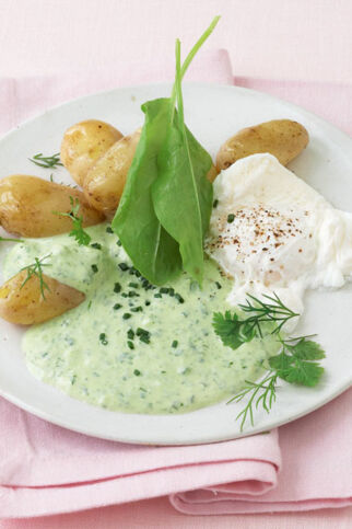Grüne Sauce mit Kartoffeln und Eiern Grüne Sauce mit Kartoffeln und Eiern