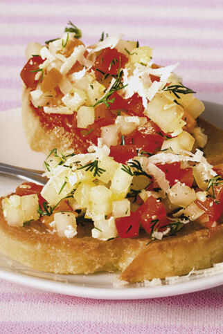 Frühlings-Bruschetta Frühlings-Bruschetta