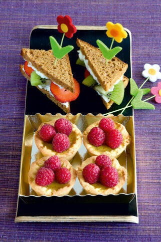 Vanille-Himbeer-Törtchen Vanille-Himbeer-Törtchen