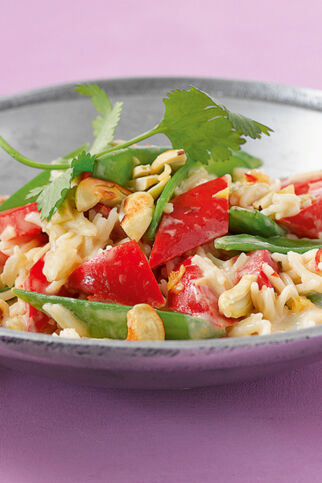 Gemüse in Erdnuss-Kokos-Sauce Gemüse in Erdnuss-Kokos-Sauce