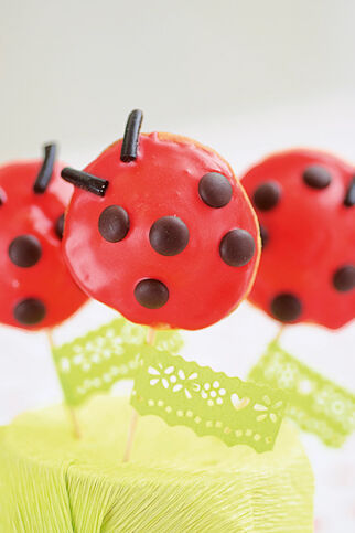 Käferkekse mit Mandelfüllung Käferkekse mit Mandelfüllung