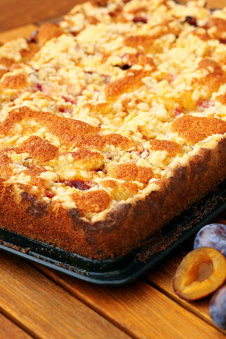 Zwetschgen-Blechkuchen Zwetschgen-Blechkuchen