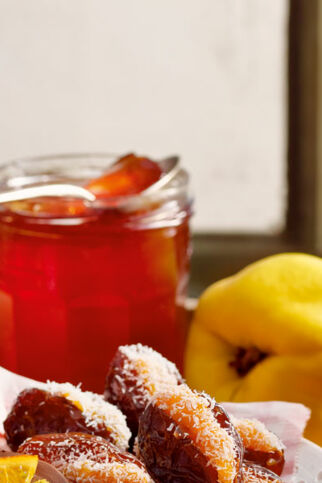 Aromatisches Quittengelee und Quittenkonfekt Aromatisches Quittengelee und Quittenkonfekt