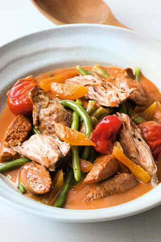 Lammtopf mit Bohnen Lammtopf mit Bohnen