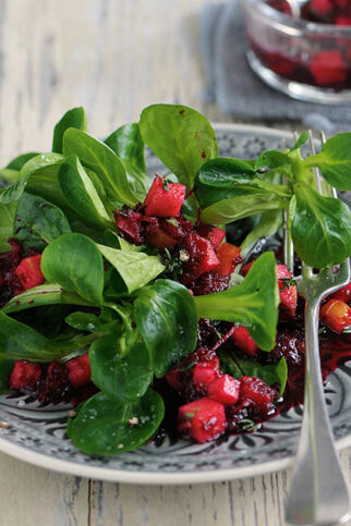 Feldsalat mit Vinaigrette Feldsalat mit Vinaigrette
