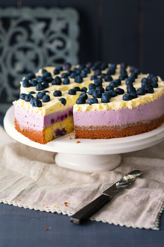 Heidelbeer-Käsesahnetorte Heidelbeer-Käsesahnetorte