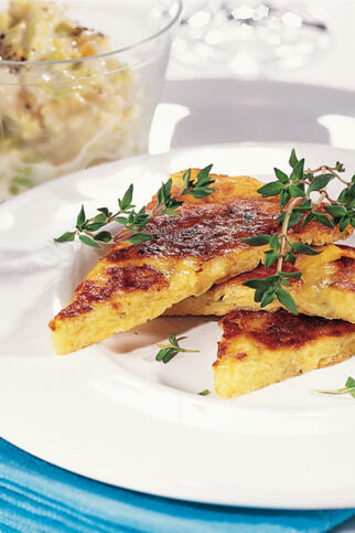 Rösti mit Rahmwirsing Rösti mit Rahmwirsing