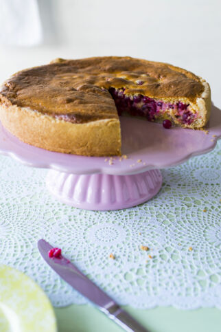 Johannisbeerkuchen mit Guss Johannisbeerkuchen mit Guss