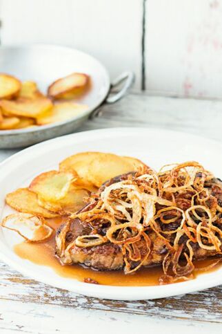 Zwiebelrostbraten Zwiebelrostbraten