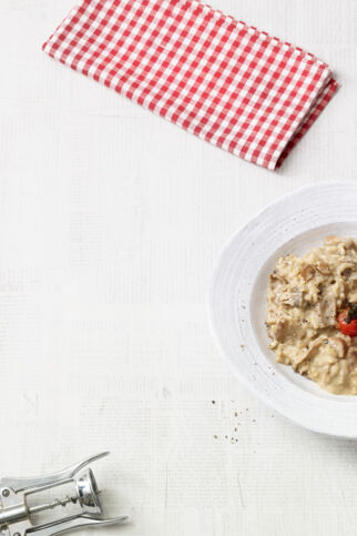 Steinpilzrisotto mit Tomaten Steinpilzrisotto mit Tomaten