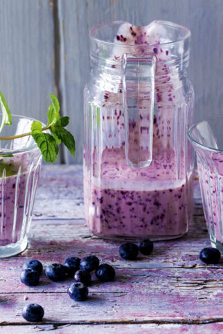 Heidelbeer-Joghurt-Shake Heidelbeer-Joghurt-Shake