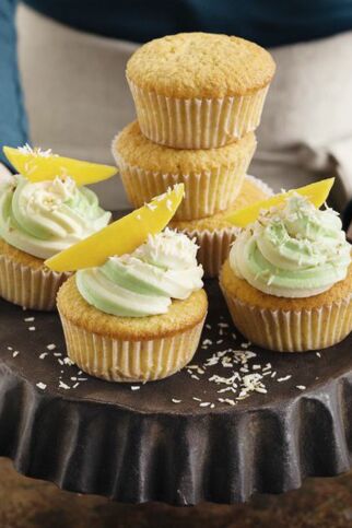 Mango-Kokos-Cupcakes Mango-Kokos-Cupcakes