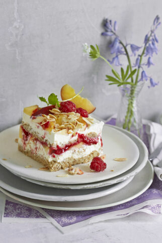 Pfirsich-Melba-Tiramisu Pfirsich-Melba-Tiramisu