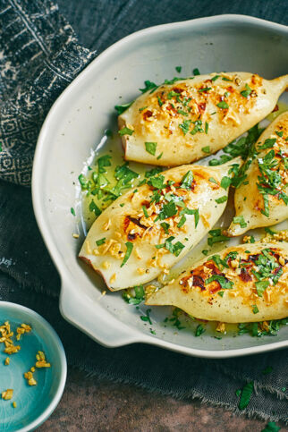 Tintenfische mit Knoblauch Tintenfische mit Knoblauch