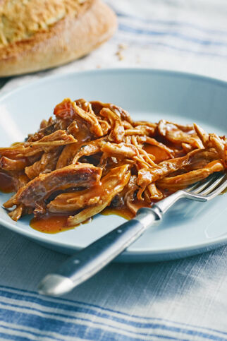 Gezupftes Schweinefleisch Gezupftes Schweinefleisch