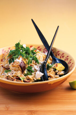 Reisnudelsalat mit Backgemüse Reisnudelsalat mit Backgemüse