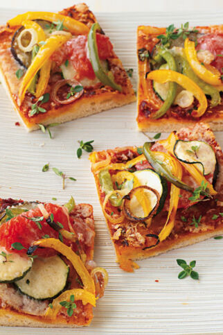 Italienischer Gemüsekuchen mit Sardellen Italienischer Gemüsekuchen mit Sardellen