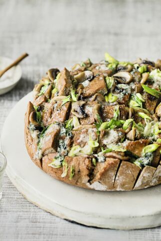 Partybrot mit Pilzen Partybrot mit Pilzen