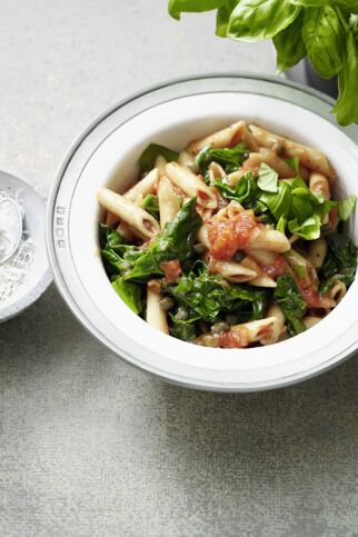 One-Pot-Tomaten-Spinat-Pasta One-Pot-Tomaten-Spinat-Pasta
