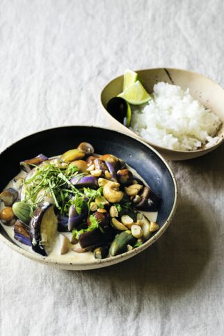 Thai-Curry mit Auberginen Thai-Curry mit Auberginen