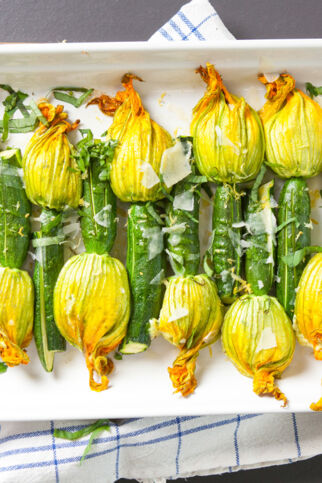 Gefüllte Zucchiniblüten Gefüllte Zucchiniblüten