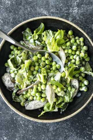 Erbsen auf französische Art Erbsen auf französische Art