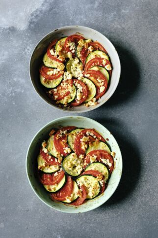 Zucchini-Tomaten-Gratin Zucchini-Tomaten-Gratin