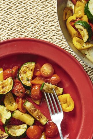 Kunterbunte Gemüsepfanne Kunterbunte Gemüsepfanne