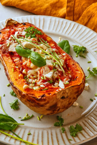 Gratinierter Butternut-Kürbis Gratinierter Butternut-Kürbis