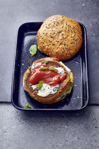 Linsen-Curry-Burger Linsen-Curry-Burger