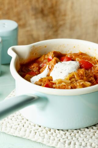 Szegediner Gulasch Rezept mit Sauerkraut und Rahm Szegediner Gulasch