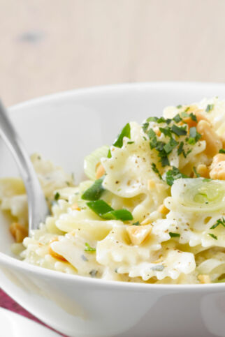 Farfalle mit Käsesauce Farfalle mit Käsesauce