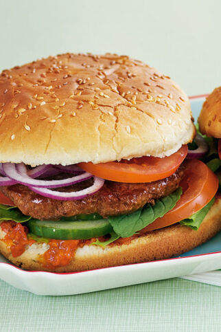 Lamm-Burger für Zwei Lamm-Burger für Zwei