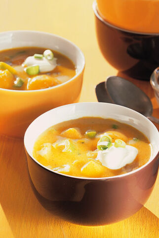 Fruchtige Curry-Kaltschale Fruchtige Curry-Kaltschale