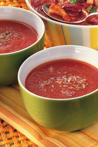 Schnelle Party-Tomatensuppe Schnelle Party-Tomatensuppe