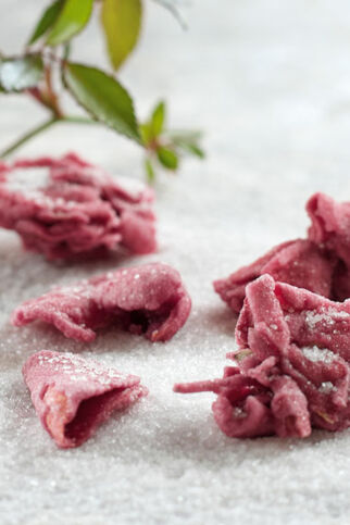 Kandierte Rosenblätter Kandierte Rosenblätter