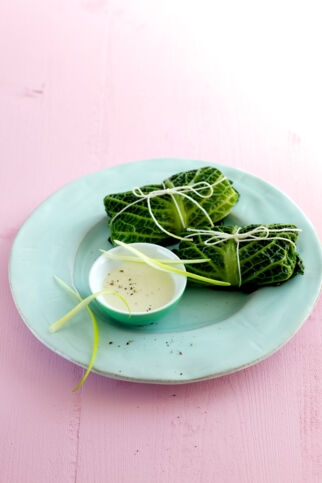 Wirsingrouladen mit Couscous Wirsingrouladen mit Couscous