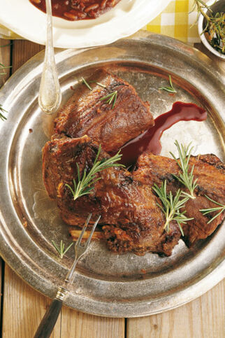 Hase im Schmorfond Hase im Schmorfond