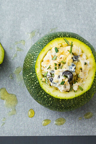 Gefüllte Zucchini Gefüllte Zucchini
