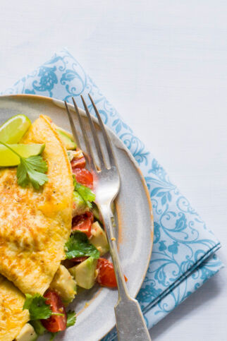 Omelett mit Avocado Omelett mit Avocado