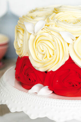 Teerosen-Torte Teerosen-Torte