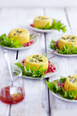 Möhrenflan mit Giersch Möhrenflan mit Giersch