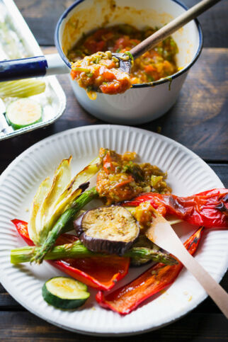 Grillgemüse mit Tomatenconfit Grillgemüse mit Tomatenconfit