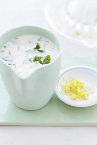 Zitronen-Sahne-Dressing Zitronen-Sahne-Dressing