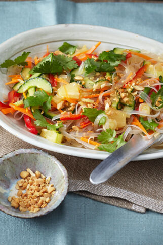 Thai-Gemüsesalat süßsauer Thai-Gemüsesalat süßsauer