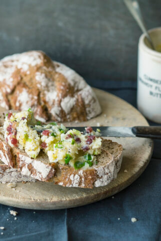 Kartoffel-Schinken-Frühlingszwiebel-Aufstrich Kartoffel-Schinken-Frühlingszwiebel-Aufstrich