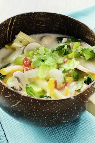 Kokos-Gemüse-Suppe Kokos-Gemüse-Suppe