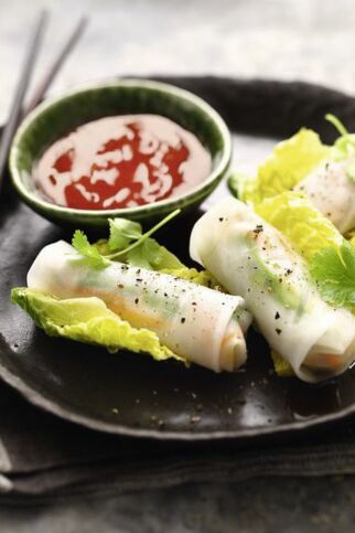 Frische Frühlingsrollen Frische Frühlingsrollen